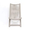 Cadeira de Espreguiçadeira Rebecca Mobili Azan 79x48x90 Aço Polirrattan Gris CONJUNTO 2 pçs
