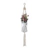 Wall-Mounted Plant Holder Rebecca Mobili Tecolote 80x25x25 Polycotton Beige Boho