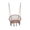 Hangstoel Rebecca Mobili Astelia 120x80x60 Polykatoen Staal Bruin Boho