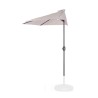 Parasol Rebecca Mobili Abuliton 235x270x135 Stal Poliester Beżowy Nowoczesny