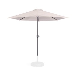 Parasol Rebecca Mobili Abuliton 235x270x135 Stal Poliester Beżowy Nowoczesny