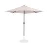 Parasol Rebecca Mobili Abuliton 235x270x135 Stal Poliester Beżowy Nowoczesny