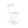 Table Ronde avec Chaises Rebecca Mobili Berenj 71x60x60 Acier Blanc Moderne SET 3 pcs