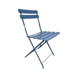 Rebecca Mobili Ensemble de Table et Chaises de Jardin Set pour Extérieur Acier Bleu Clair