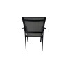 Conjunto de Exterior Rebecca Mobili Snobar 74x150x80 Acero Poliéster Gris oscuro Negro Moderno CONJUNTO 5 pz