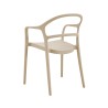 Chair Rebecca Mobili Grewia 81x57x51,5 Polypropylene Taupe Modern