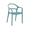 Chair Rebecca Mobili Aeonio 81x57x51,5 Polypropylene Petroleum blue Modern