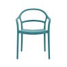 Chair Rebecca Mobili Aeonio 81x57x51,5 Polypropylene Petroleum blue Modern