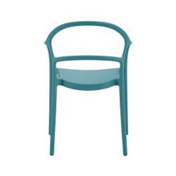 Chair Rebecca Mobili Aeonio 81x57x51,5 Polypropylene Petroleum blue Modern