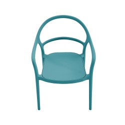 Chair Rebecca Mobili Aeonio 81x57x51,5 Polypropylene Petroleum blue Modern