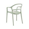 Cadeira Rebecca Mobili Harif 81x57x51,5 Polipropileno Verde Claro Moderno