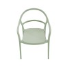 Chair Rebecca Mobili Harif 81x57x51,5 Polypropylene Light Green Modern