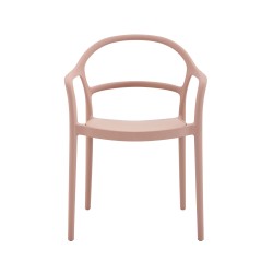 Chair Rebecca Mobili Dahyl 81x57x51,5 Polypropylene Pink Modern