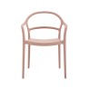 Chair Rebecca Mobili Dahyl 81x57x51,5 Polypropylene Pink Modern