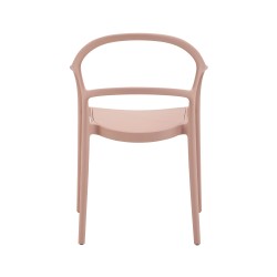 Chair Rebecca Mobili Dahyl 81x57x51,5 Polypropylene Pink Modern