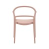 Chair Rebecca Mobili Dahyl 81x57x51,5 Polypropylene Pink Modern