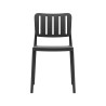 Chair Rebecca Mobili Athel 82x42x53 Polypropylene Black Modern