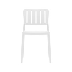 Chair Rebecca Mobili Bajra 82x42x53 Polypropylene White Modern