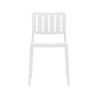 Chair Rebecca Mobili Bajra 82x42x53 Polypropylene White Modern