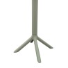 Tavolino Alto Rebecca Mobili Eliora 105x60x60 Polipropilene Verde Chiaro Moderno