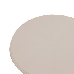 High Table Rebecca Mobili Naqel 105x60x60 Polypropylene Taupe Modern