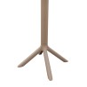 High Table Rebecca Mobili Naqel 105x60x60 Polypropylene Taupe Modern