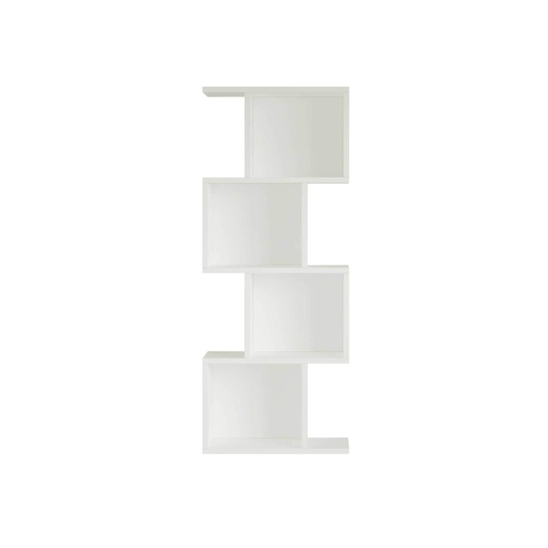 Libreria Pensile Rebecca Mobili Balay 125x50x25 Truciolato Bianco Moderno