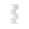 Libreria Pensile Rebecca Mobili Balay 125x50x25 Truciolato Bianco Moderno