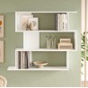 Libreria Pensile Rebecca Mobili Shair 88x104x27 Truciolato Bianco  Moderno