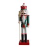Weihnachtsnussknacker Rebecca Mobili Cereo 35x8x10 Holz Grün Rot Klassisch
