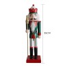 Weihnachtsnussknacker Rebecca Mobili Cereo 35x8x10 Holz Grün Rot Klassisch