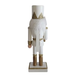 copy of Schiaccianoci di Natale Rebecca Mobili Zadie H 25 Legno Marrone Bianco Classico