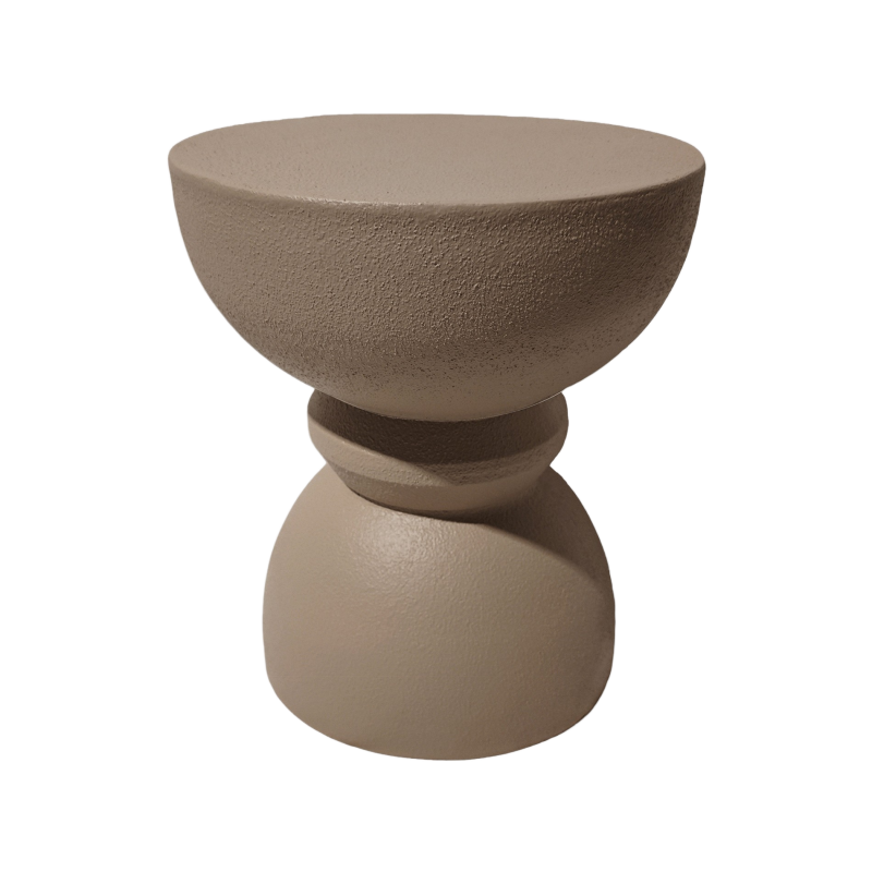 Couchtisch Moderner  Rebecca Mobili Dolomite 42,5x35x35 cm MGO Mokkabraun