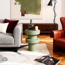 Couchtisch Rebecca Mobili Serenox 45x33x33 cm MGO Grün Moderner