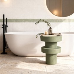 Couchtisch Rebecca Mobili Serenox 45x33x33 cm MGO Grün Moderner