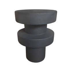 Couchtisch Rebecca Mobili Basen 45x33x33 cm MGO Schwarz Moderner