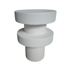 Couchtisch Rebecca Mobili Kalix 45x33x33 cm MGO Weiß Moderner