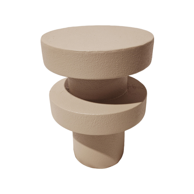 Sofatisch Rebecca Mobili Dolven 45x33x33 cm MGO Mokka Moderner