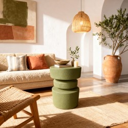 Couchtisch Rebecca Mobili Ereno 46x35x35 cm MGO Grün Moderner