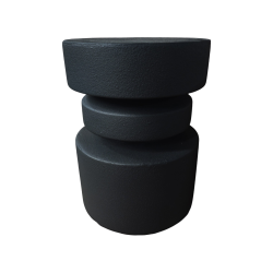 Couchtisch Rebecca Mobili Korben 46x35x35 cm MGO Schwarz Moderner