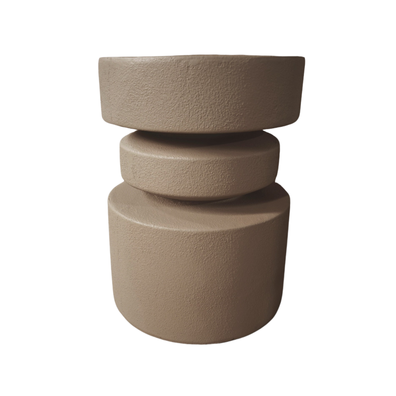 Couchtisch Rebecca Mobili Taren 46x35x35 cm MGO Mokka Modern