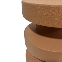 Couchtisch Rebecca Mobili Draven 45x33x33 cm MGO Braun Modern