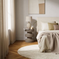 Couchtisch Rebecca Mobili Sorel 45x33x33 cm MGO Mokka Modern