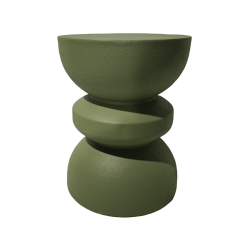 Bijzettafel Moderne Rebecca Mobili Silvar 44,5x35x35 cm MGO Groen