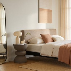 Couchtisch Moderner Rebecca Mobili Dovar 44,5x35x35 cm MGO Mokka