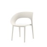 Sedia in plastica - bianco