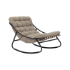 Rocking Chair Marrone Chiaro