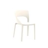 Sedia in plastica - bianco crema