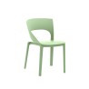Sedia in plastica - verde salvia