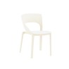 Sedia in plastica - bianco